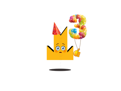 👑 3 Years Old - Crown Emoji Lens 🎉