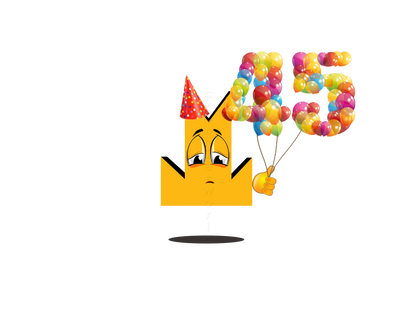 👑 45 Years Old - Crown Emoji Lens 🎉