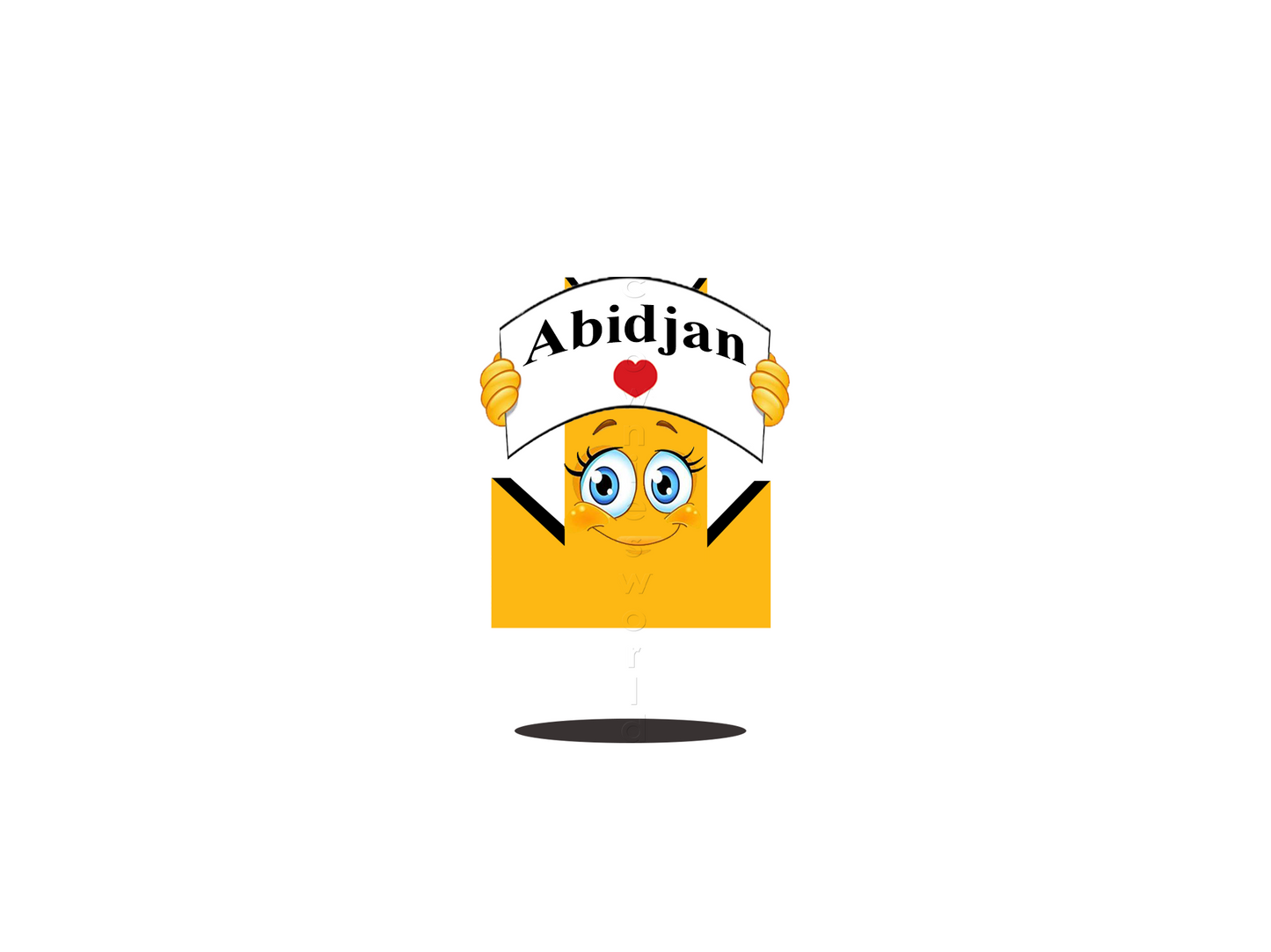 👑 Abidjan - Crown Emoji Lens