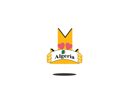 👑 Algeria - Crown Emoji Lens