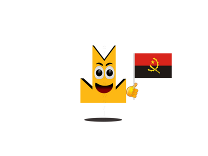 👑 Angola Flag - Crown Emoji Lens 🇦🇴