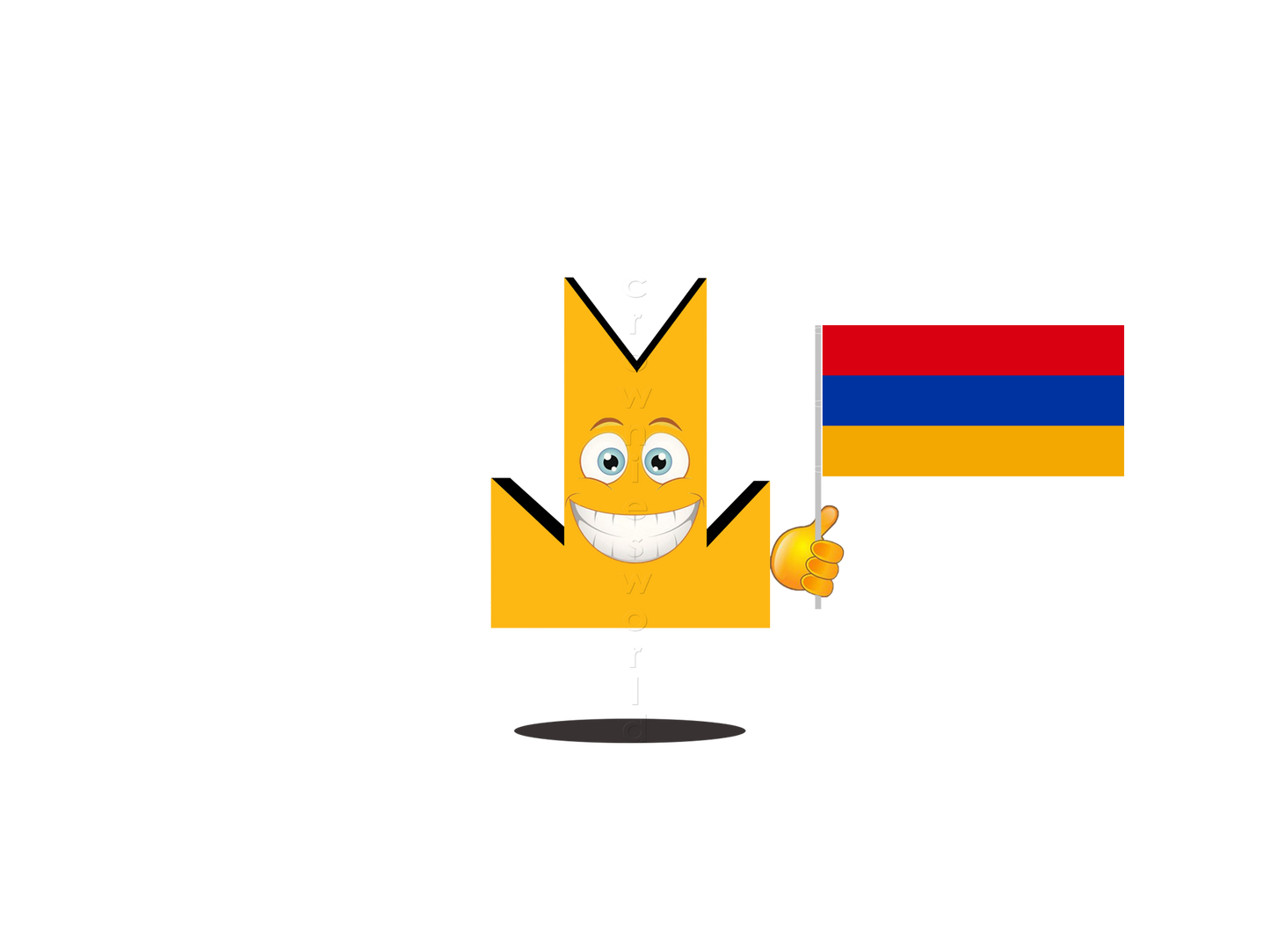 👑 Armenia Flag - Crown Emoji Lens 🇦🇲