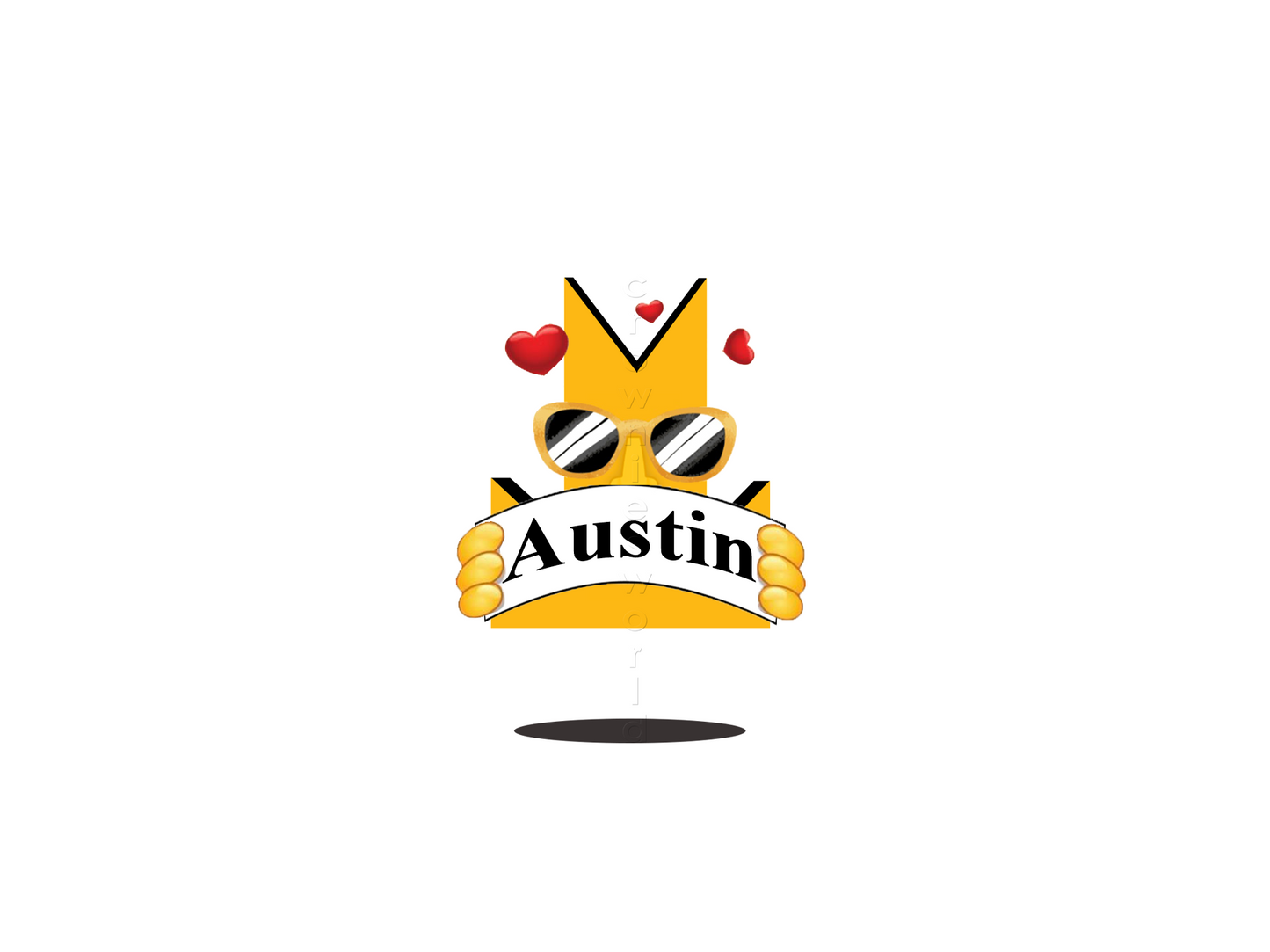 👑 Austin - Crown Emoji Lens