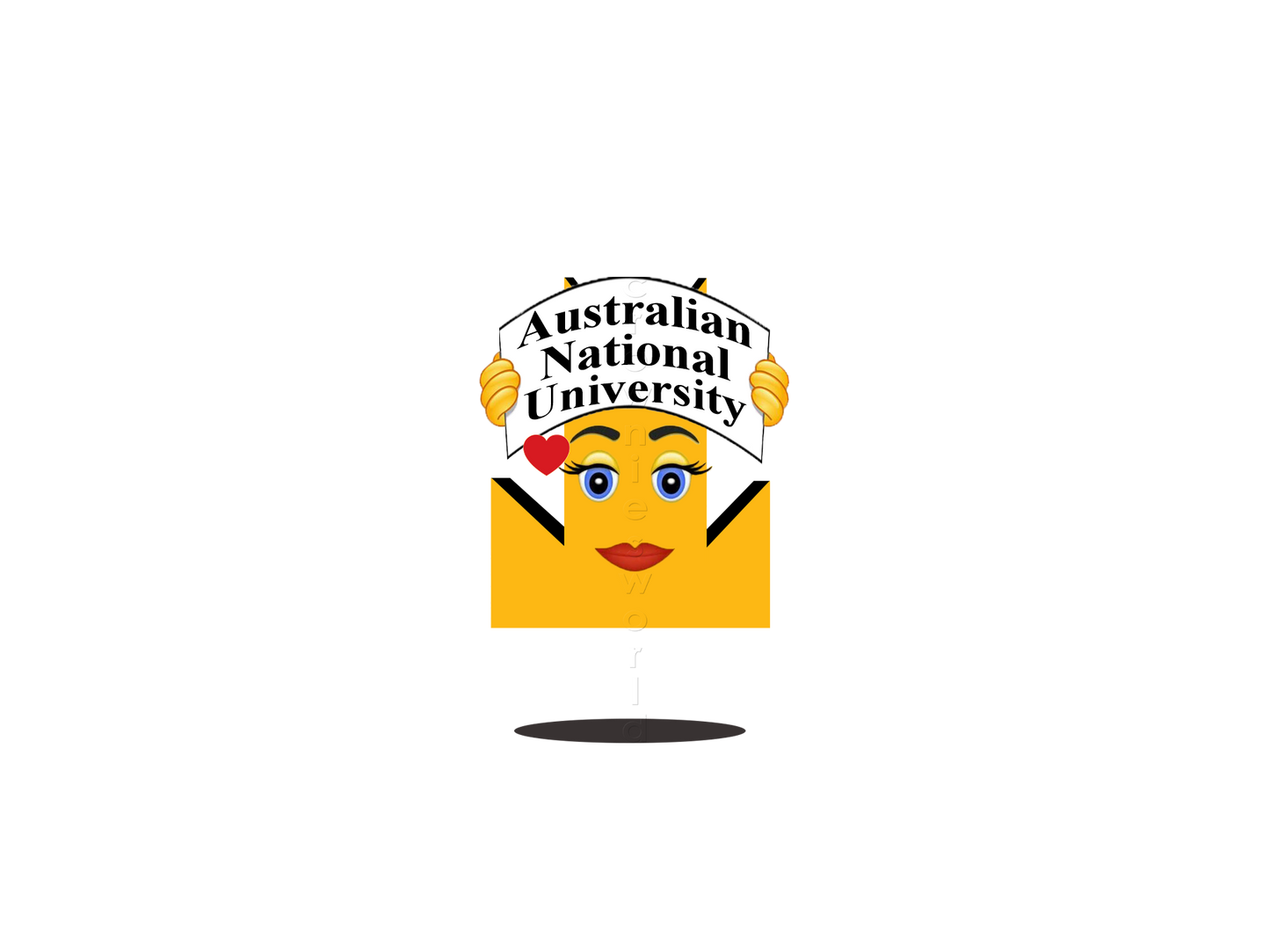 👑 Australian National University - Crown Emoji Lens 🎓