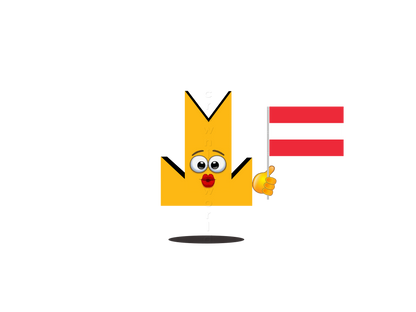 👑 Austria Flag - Crown Emoji Lens 🇦🇹