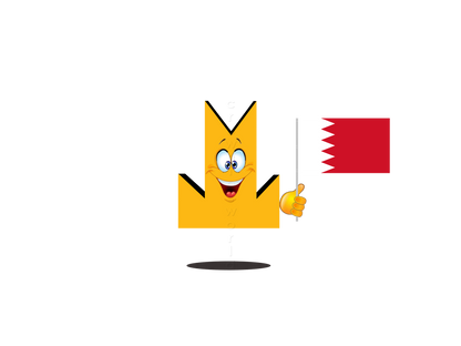 👑 Bahrain Flag - Crown Emoji Lens 🇧🇭