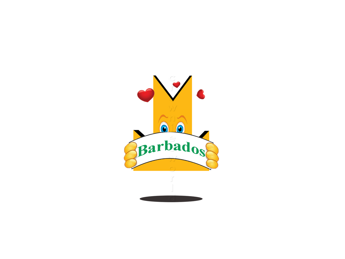 👑 Barbados - Crown Emoji Lens