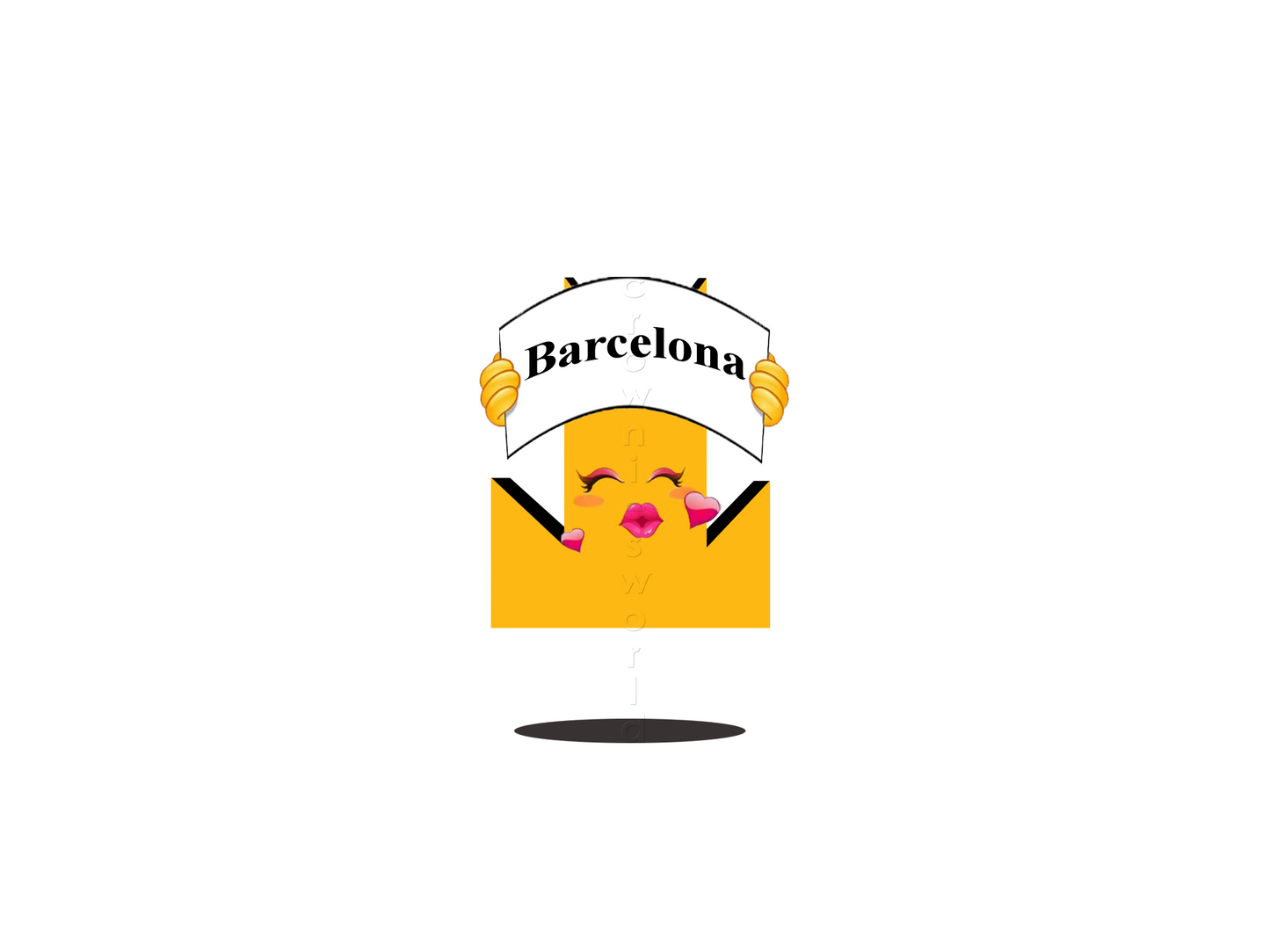 👑 Barcelona - Crown Emoji Lens