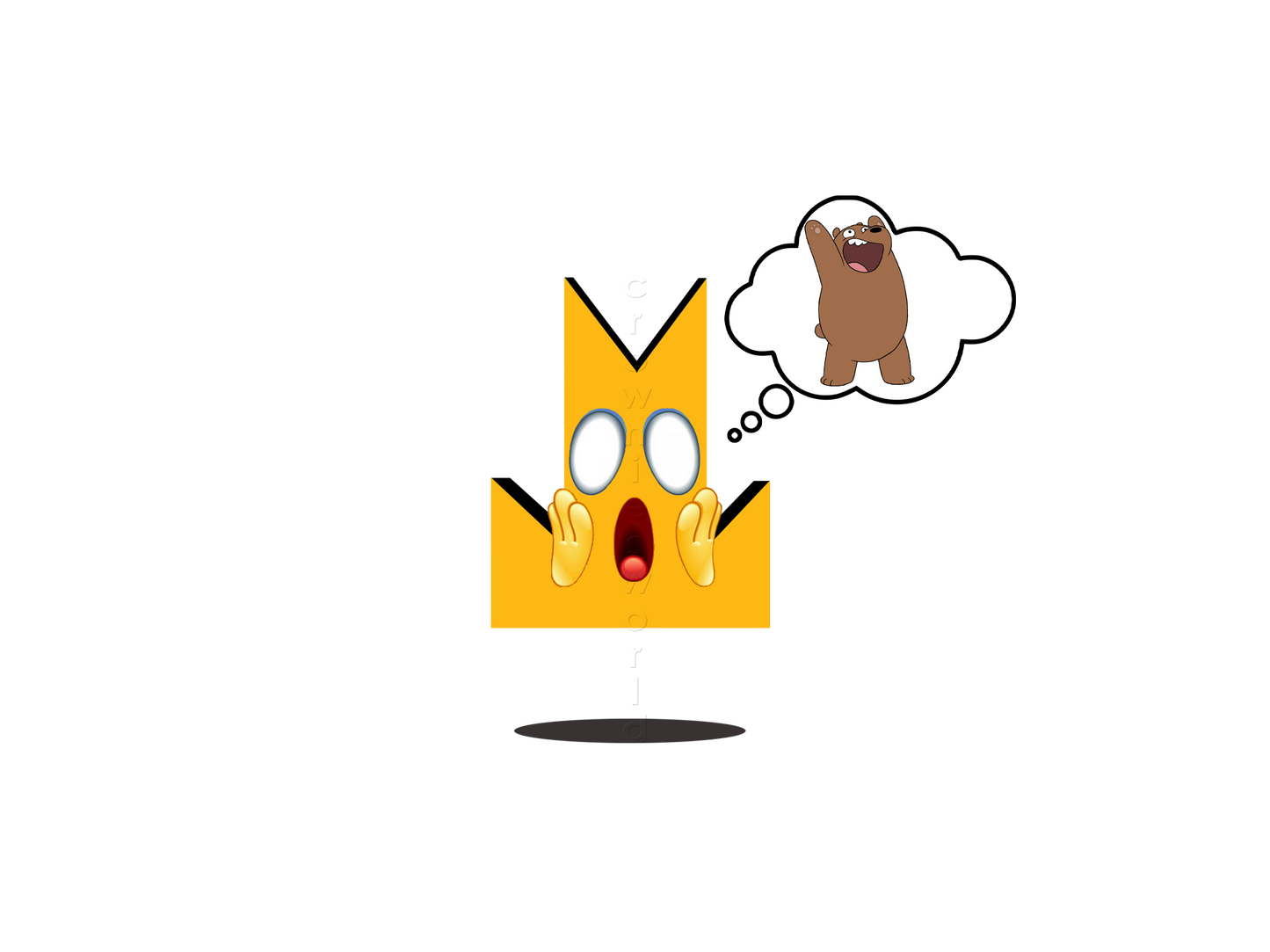 👑 Bear - Crown Emoji Lens 🐻