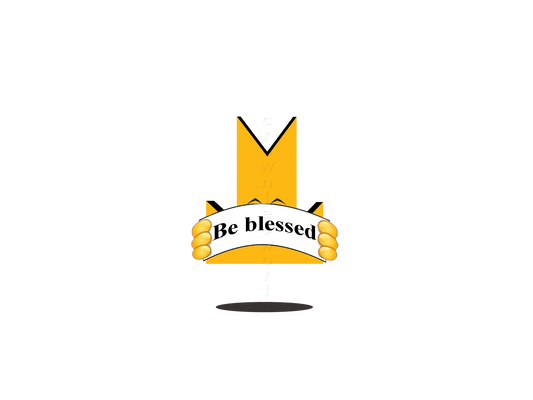 👑 Be Blessed - Crown Emoji Lens