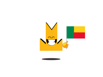 👑 Benin Flag - Crown Emoji Lens 🇧🇯