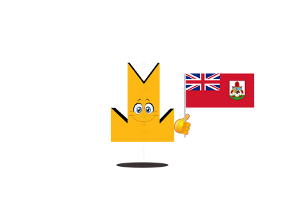 👑 Bermuda Flag - Crown Emoji Lens 🇧🇲