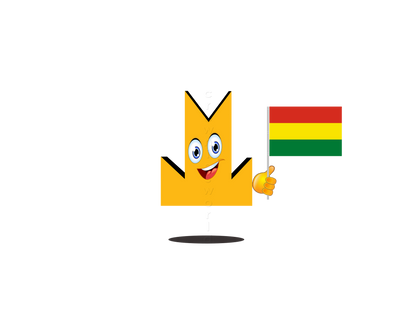 👑 Bolivia Flag - Crown Emoji Lens 🇧🇴