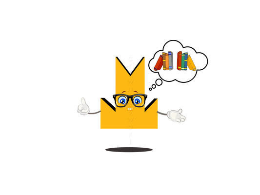 👑 Book Library - Crown Emoji Lens 📚