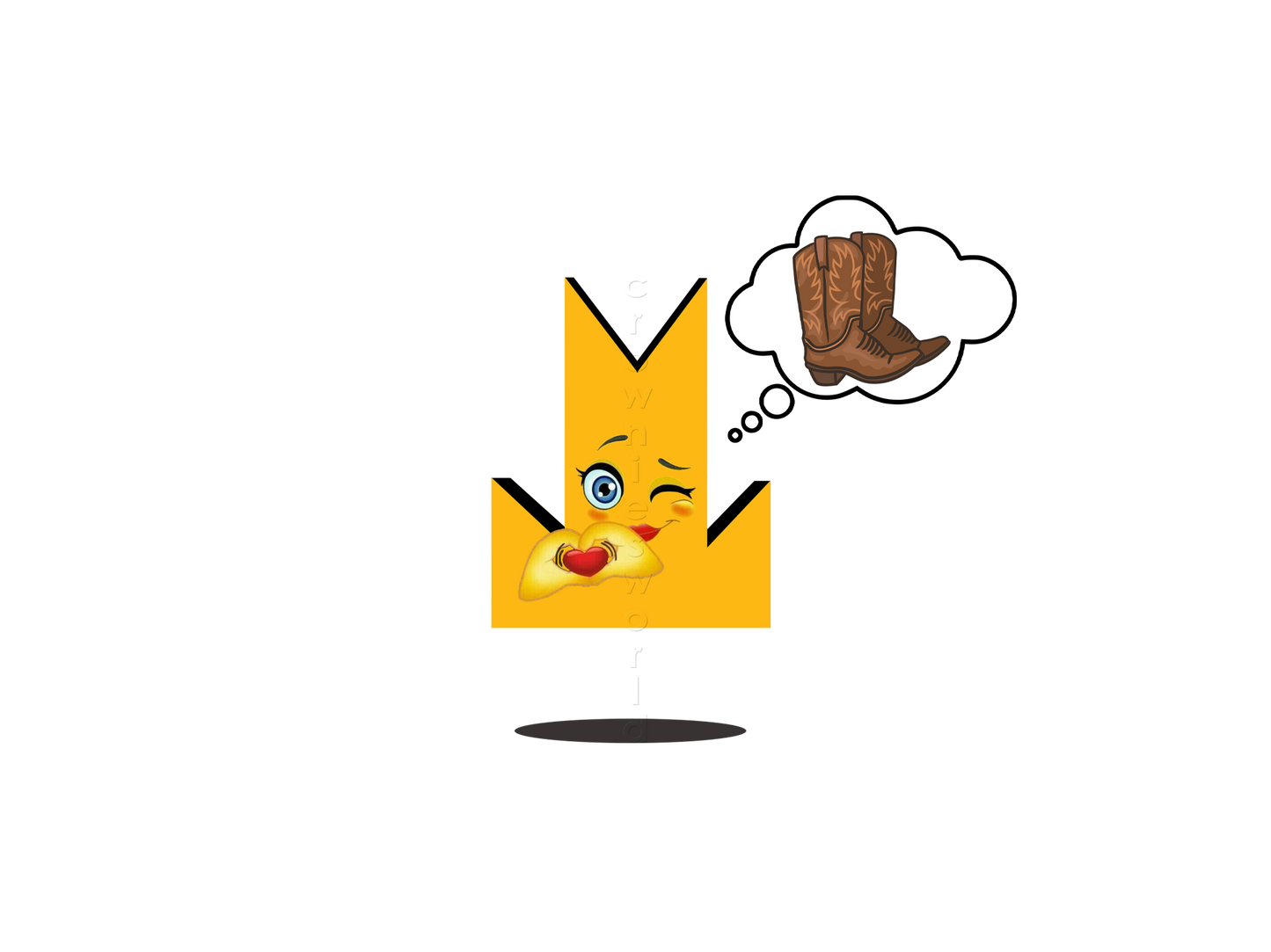 👑 Boots - Crown Emoji Lens 👢