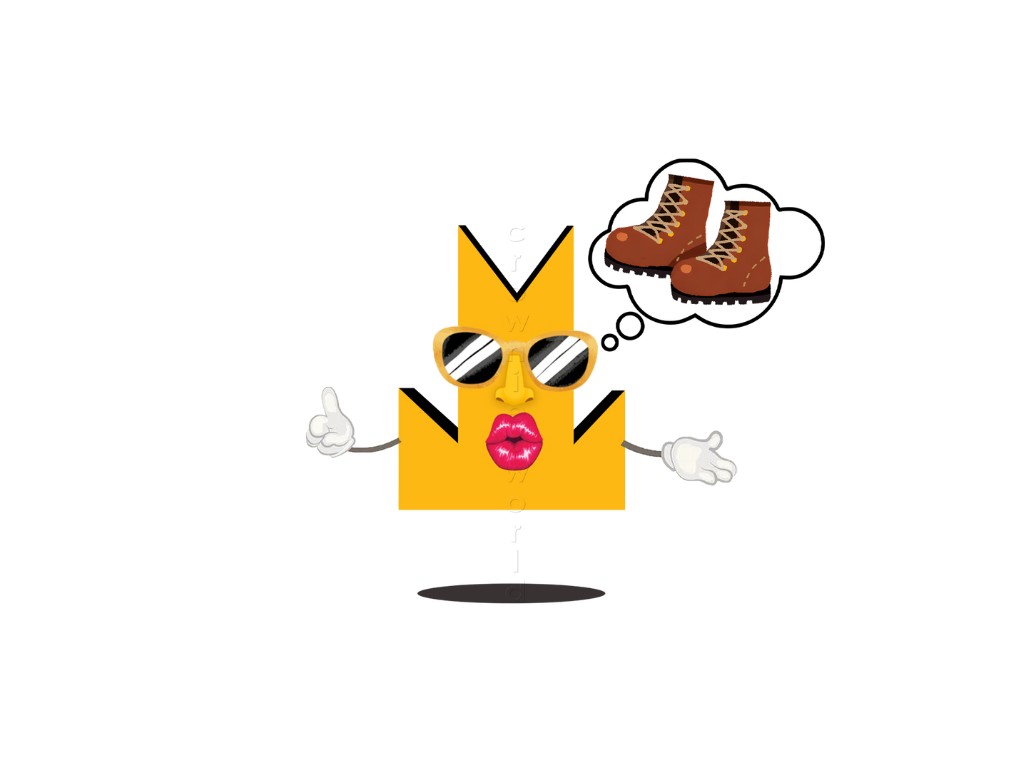 👑 Boots 2 - Crown Emoji Lens 🥾