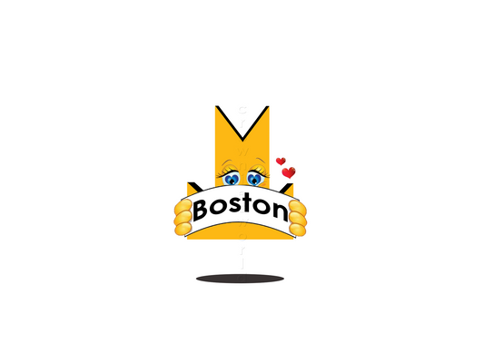 👑 Boston - Crown Emoji Lens