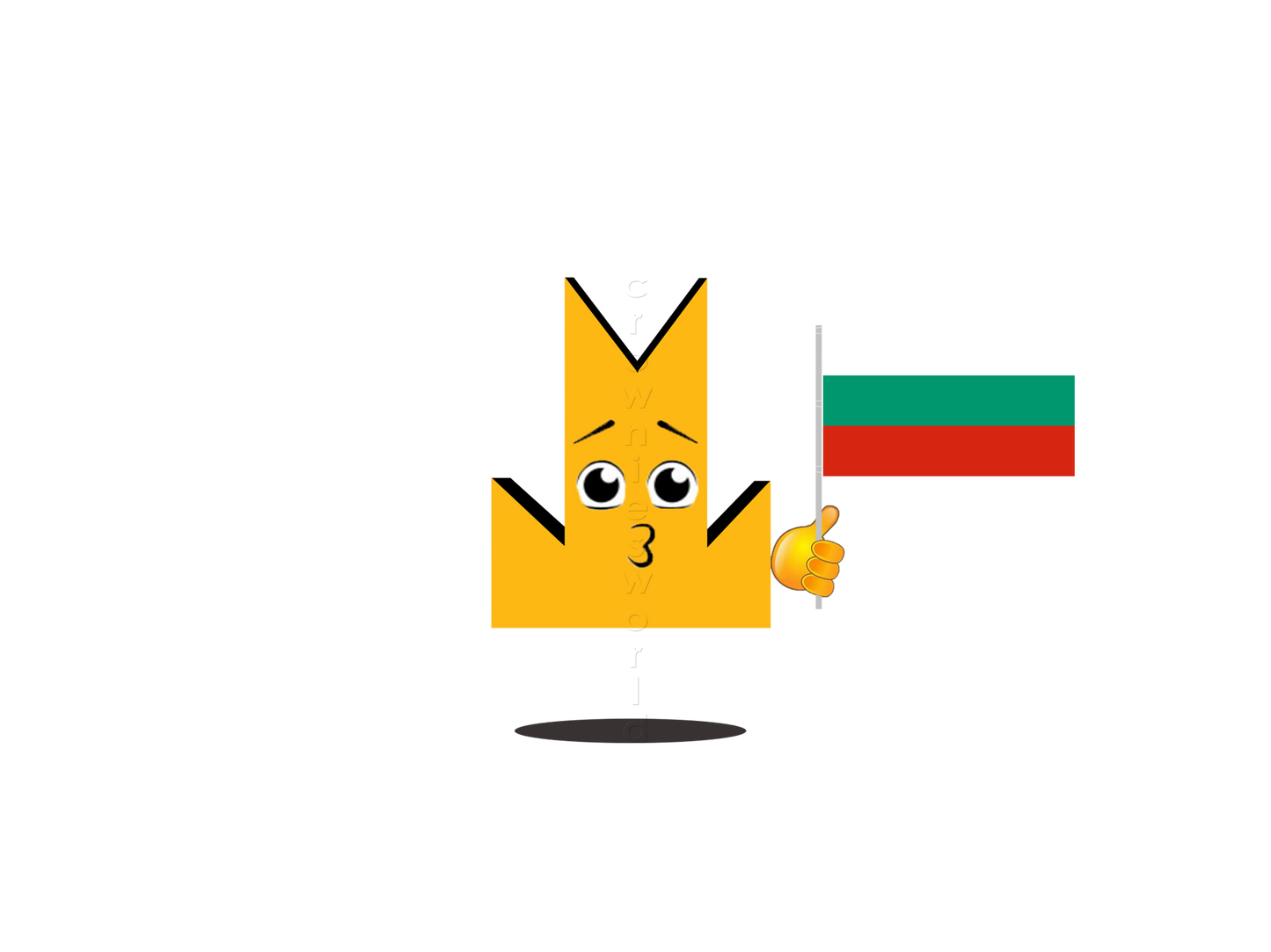 👑 Bulgaria Flag - Crown Emoji Lens 🇧🇬