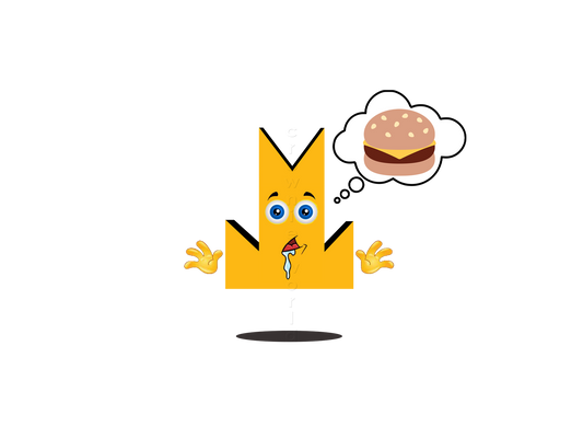 👑 Hamburger - Crown Emoji Lens 🍔