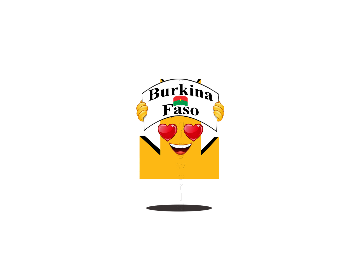 👑 Burkina Faso - Crown Emoji Lens