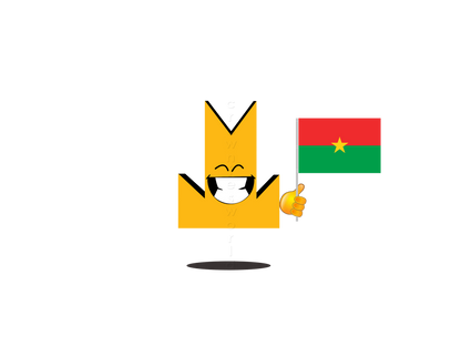 👑 Burkina Faso Flag - Crown Emoji Lens 🇧🇫