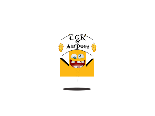 👑 CGK Airport - Crown Emoji Lens ✈️