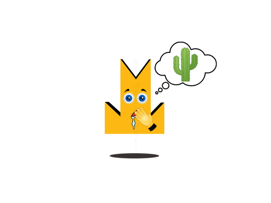 👑 Cactus - Crown Emoji Lens 🌵