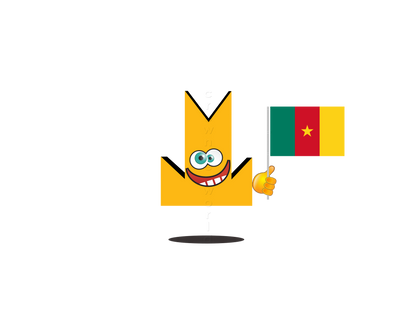 👑 Cameroon Flag - Crown Emoji Lens 🇨🇲