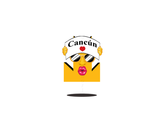 👑 Cancún - Crown Emoji Lens