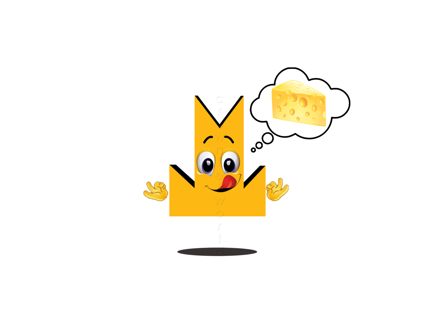 👑 Cheese - Crown Emoji Lens 🧀