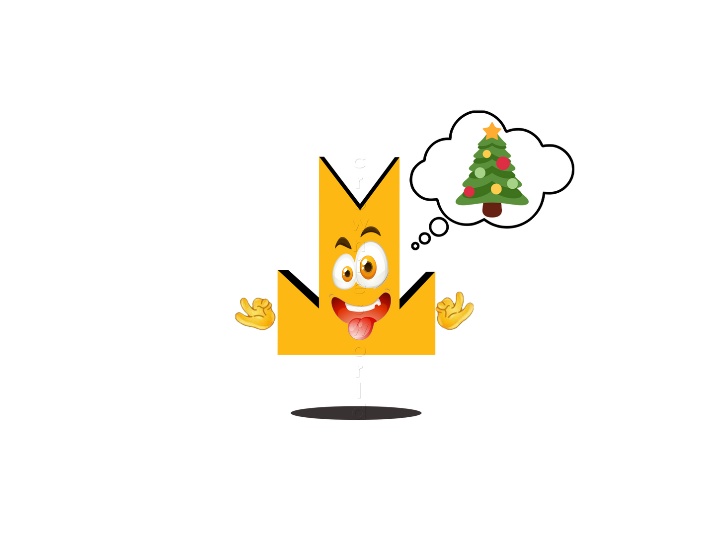 👑 Christmas Tree - Crown Emoji Lens 🎄