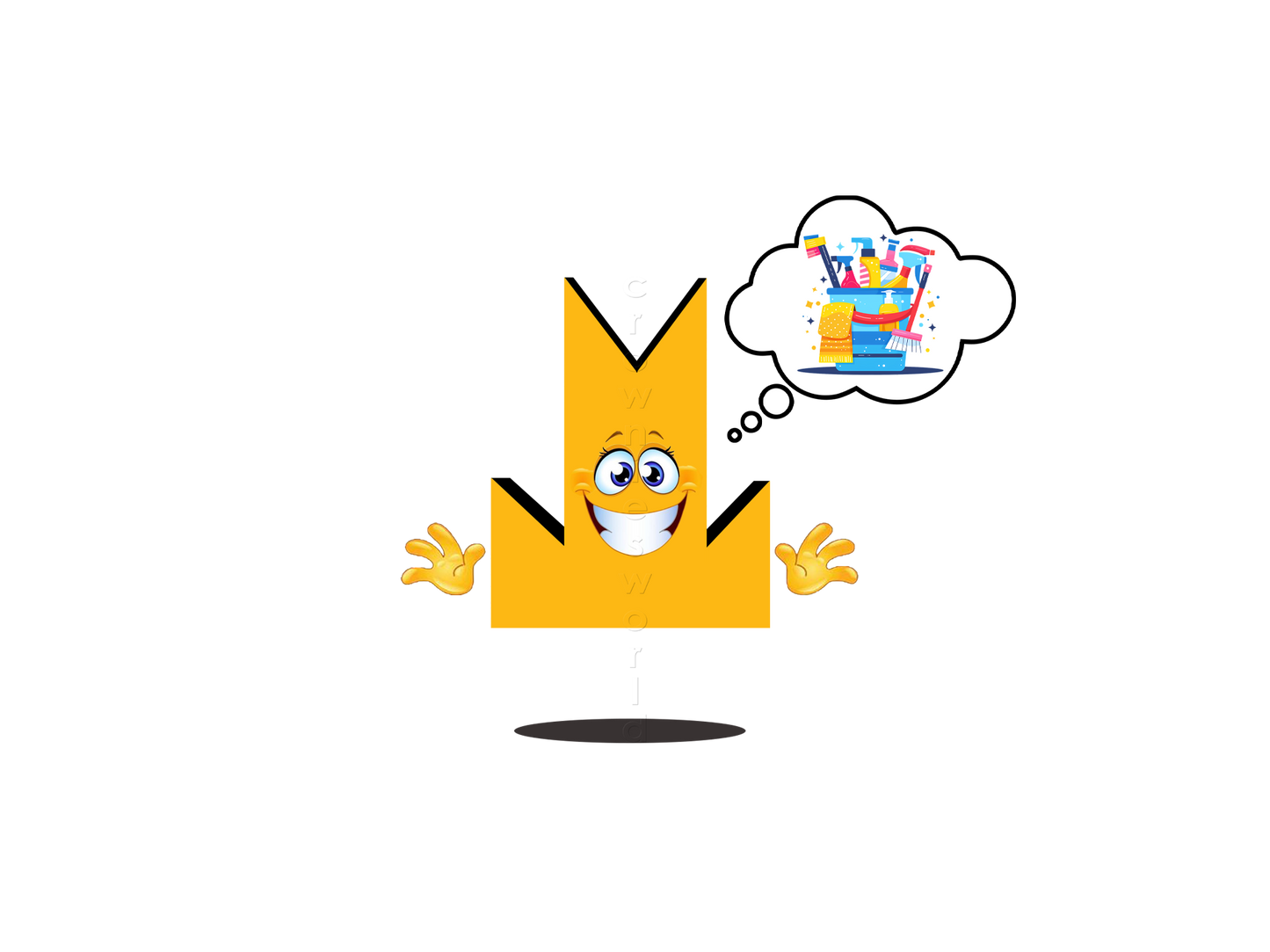 👑 Cleaning 2 - Crown Emoji Lens 🧽