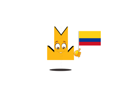 👑 Colombia Flag - Crown Emoji Lens 🇨🇴