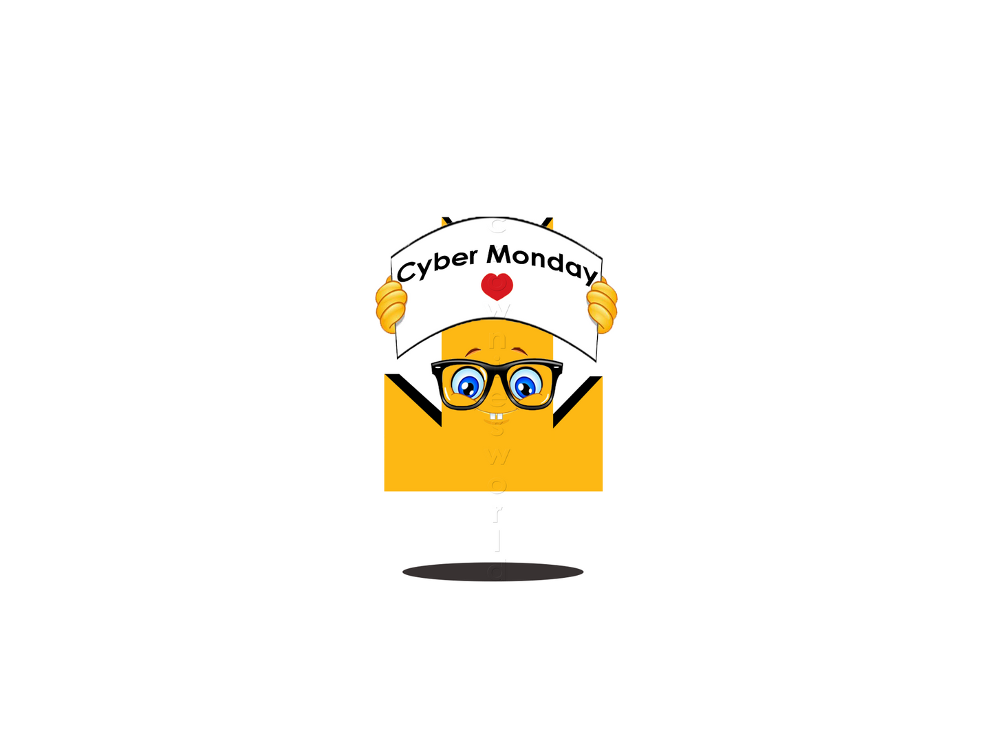 👑 Cyber Monday - Crown Emoji Lens 🛒