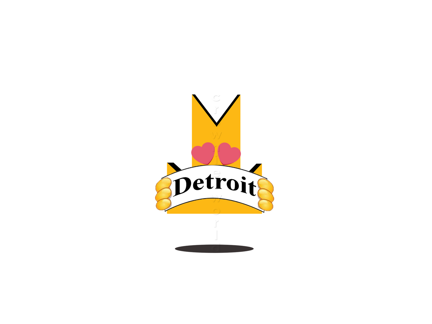 👑 Detroit - Crown Emoji Lens