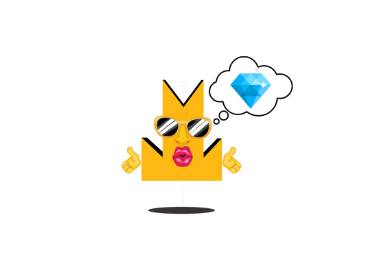 👑 Diamond - Crown Emoji Lens 💎