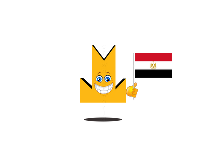 👑 Egypt Flag - Crown Emoji Lens 🇪🇬