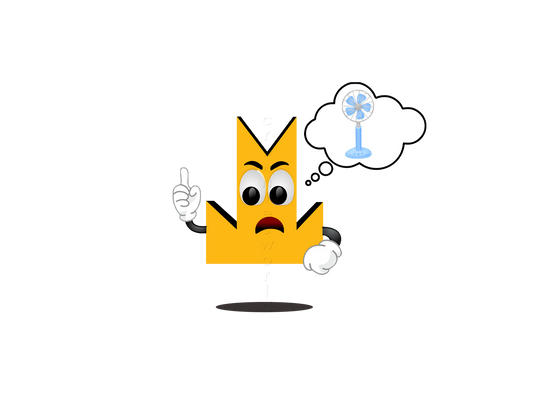 👑 Electric Fan - Crown Emoji Lens 🌬️