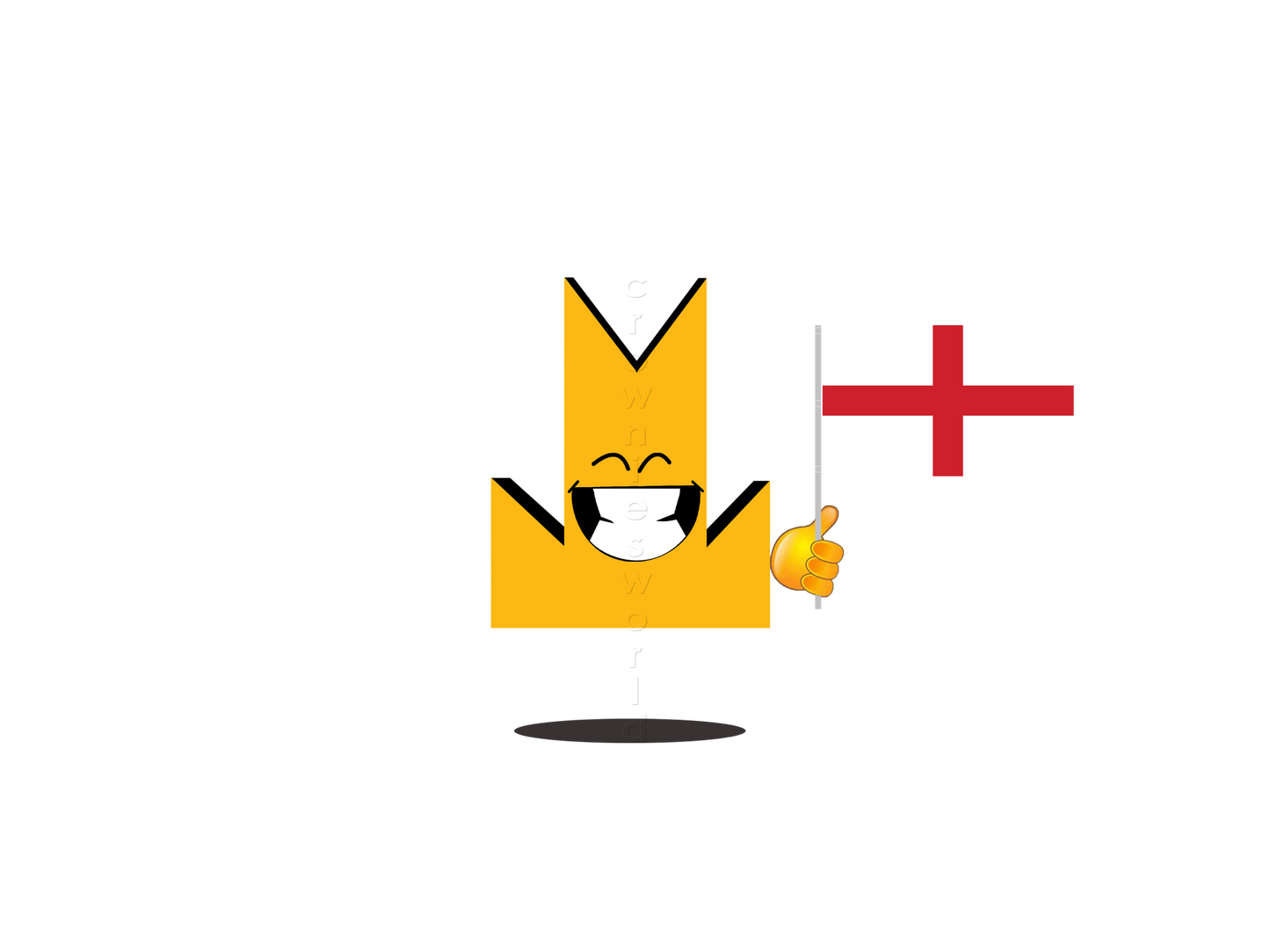 👑 England Flag - Crown Emoji Lens 🏴󠁧󠁢󠁥󠁮󠁧󠁿