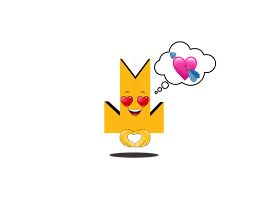 👑 Falling In Love - Crown Emoji Lens 💘