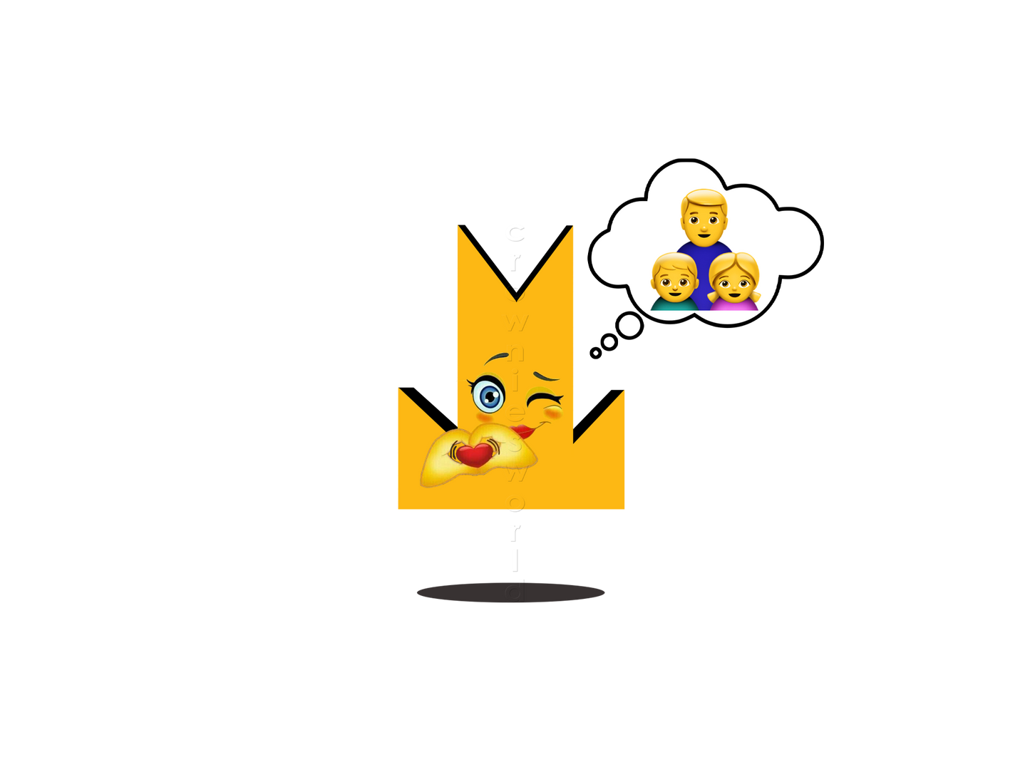 👑 Family 2 - Crown Emoji Lens 👨‍👧‍👦