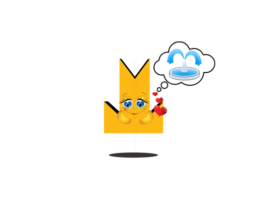 👑 Fountain - Crown Emoji Lens ⛲