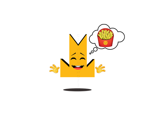 👑 French Fries - Crown Emoji Lens 🍟