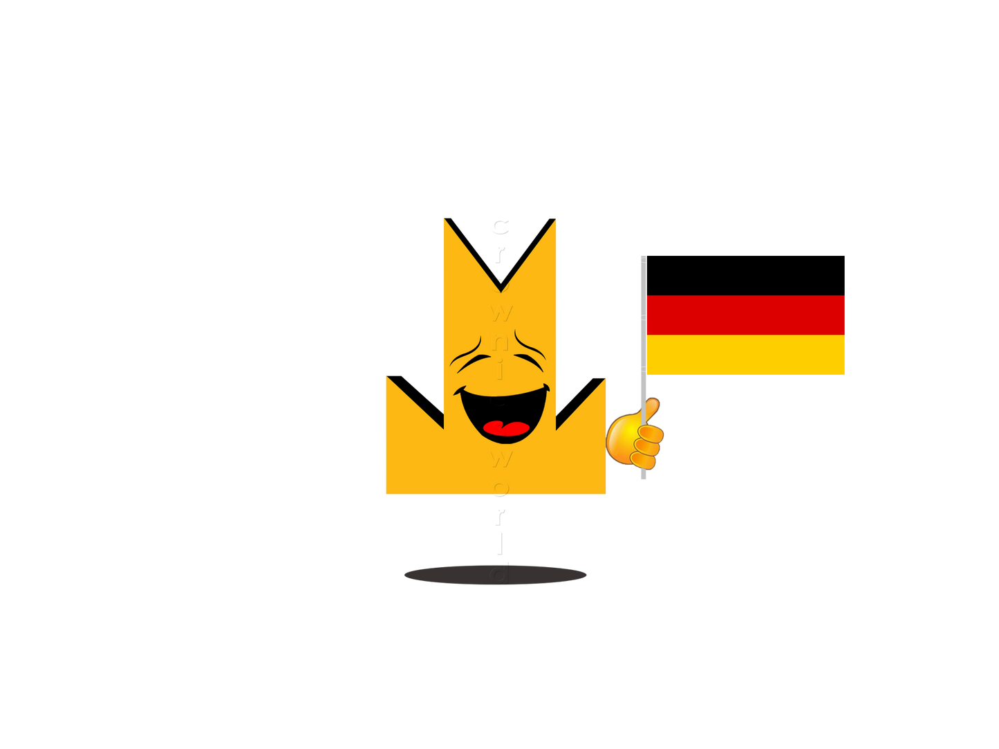 👑 Germany Flag - Crown Emoji Lens 🇩🇪