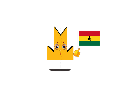 👑 Ghana Flag - Crown Emoji Lens 🇬🇭