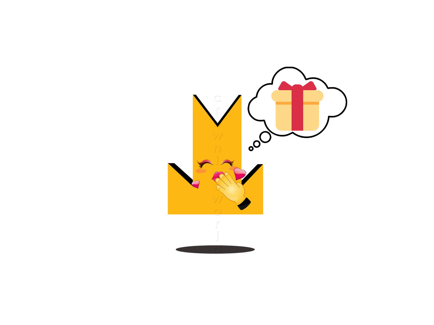 👑 Gift - Crown Emoji Lens 🎁