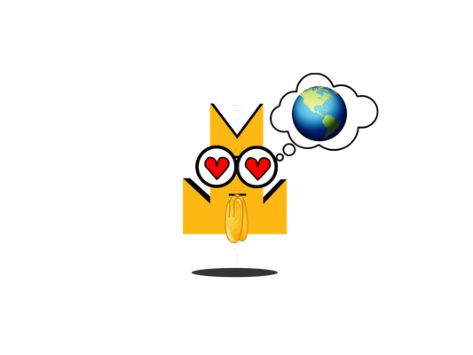 👑 Globe America - Crown Emoji Lens 🌎