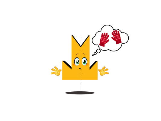 👑 Gloves - Crown Emoji Lens 🧤