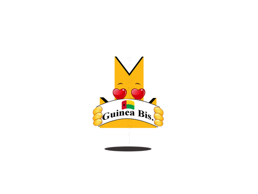 👑 Guinea Bissau - Crown Emoji Lens