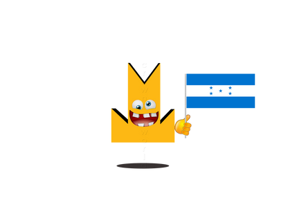 👑 Honduras Flag - Crown Emoji Lens 🇭🇳